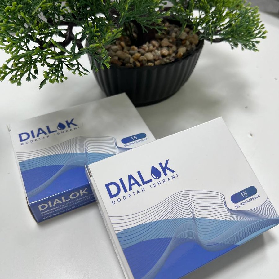 Dialok — kutija sa 15 biljnih kapsula