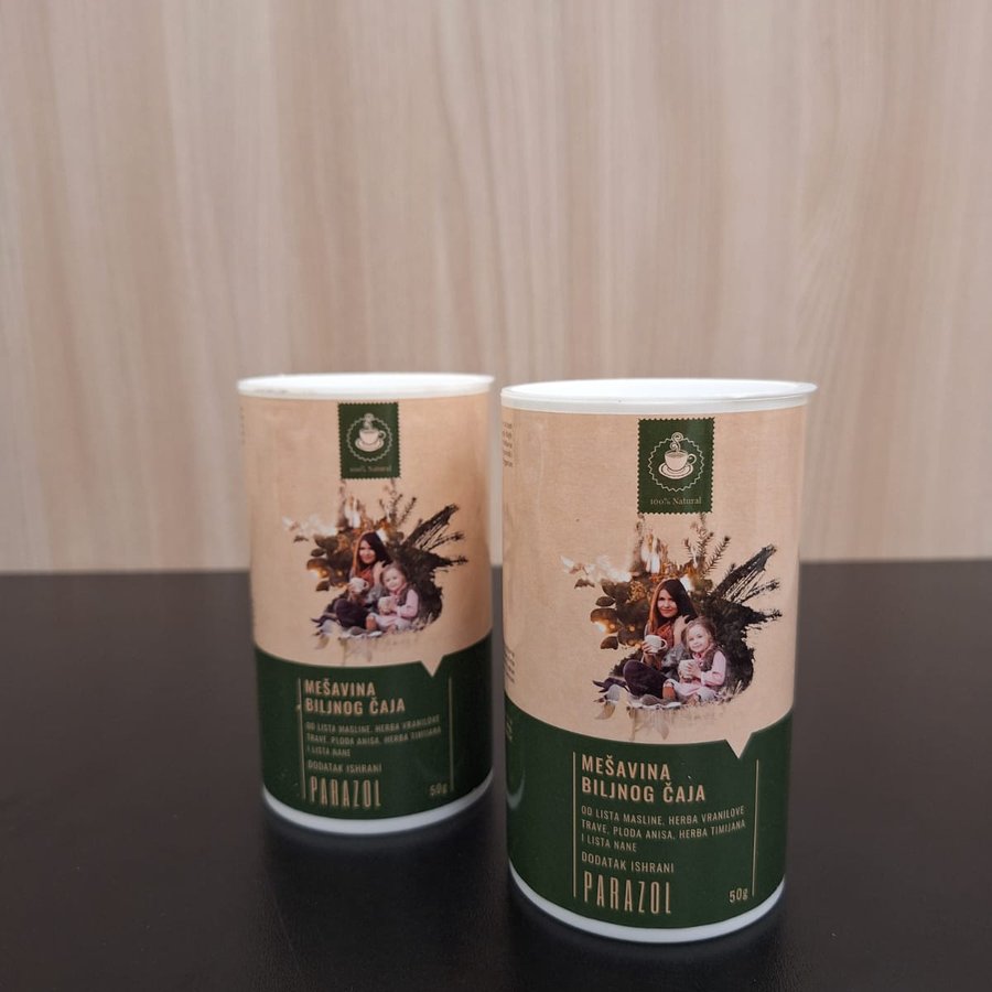 Parazol — limenka biljnog čaja od 50 g
