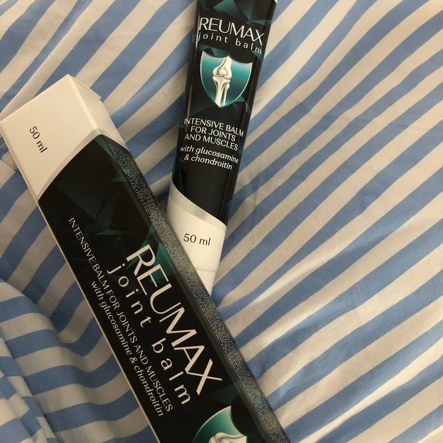 Reumax — tuba i kutija balzama za zglobove i mišiće
